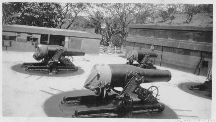 Corregidor - Battery Way 12-inch M1890 mortars - 1933