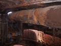 Battery Marshall - The horizontal right side 14 inch gun barrel.