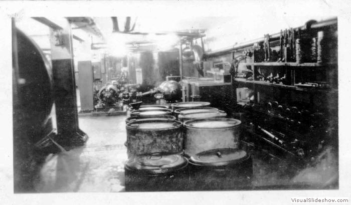 Tools and oil drums - 1933